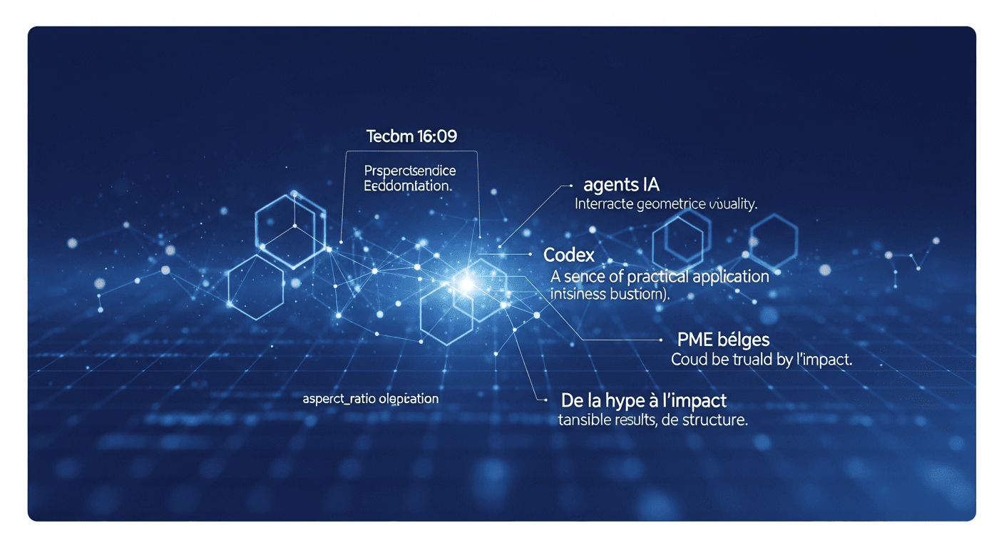 Agents IA Codex pour PME belges : pourquoi c’est le bon moment d’automatiser (vraiment)