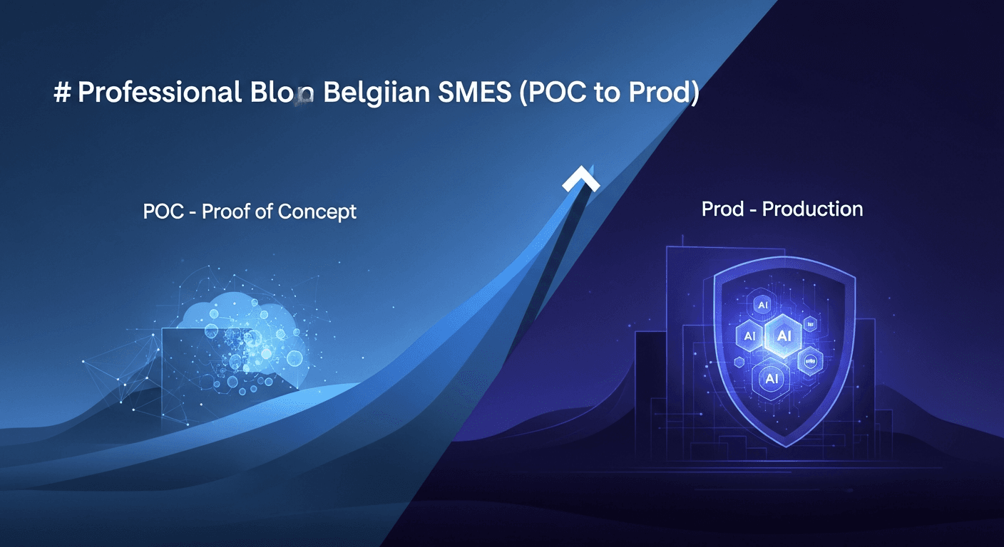Agents IA sécurisés en PME belge: du POC à la prod
