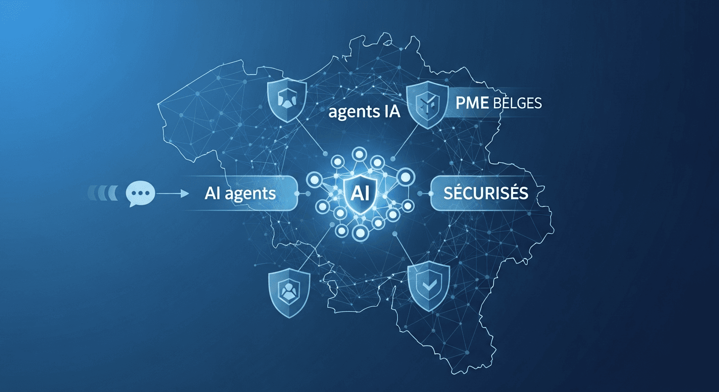 Agents IA sécurisés: le vrai passage à l’échelle pour les PME belges